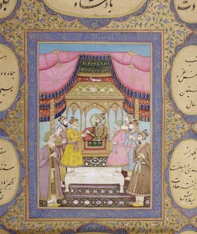 Album van de Mughal dynastieke genealogie, 1855 door Haqim Ahasan Ullah Khan